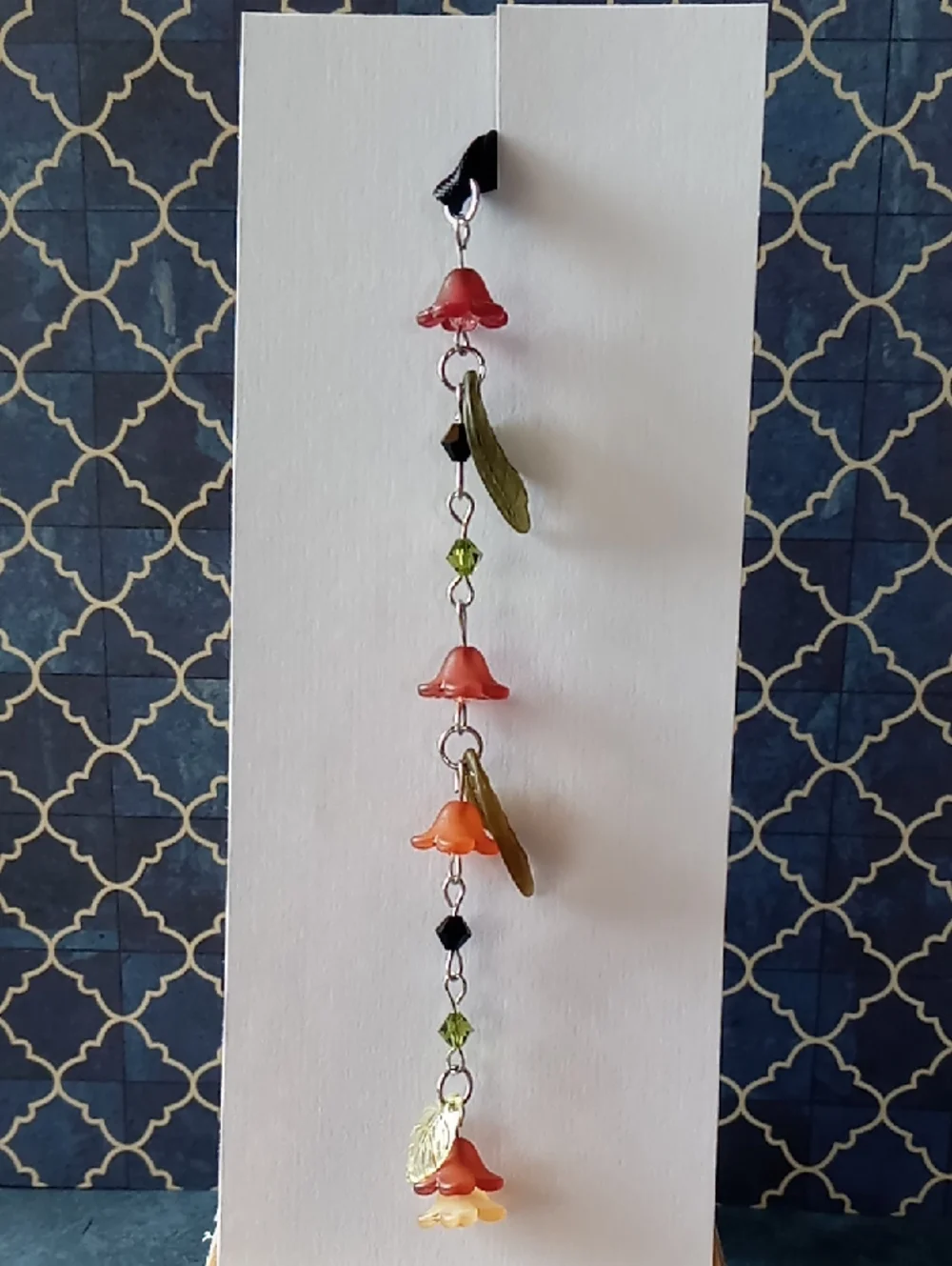 Flower bookmark